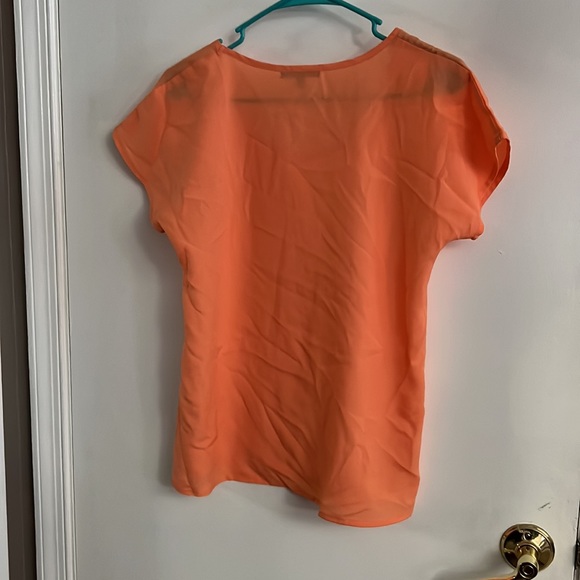 The Arte by Zenana peach Short Sleeve Blouse - Picture 7 of 7